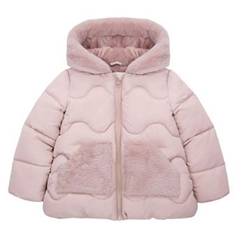 Baby Girl Rokka&Rolla Soft Lined Puffer Jacket