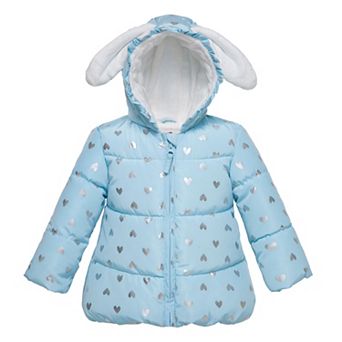 Baby Girl Rokka&rolla Soft Fleece Lined Puffer Jacket Winter Coat
