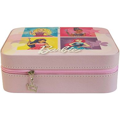 Barbie Heart Vegan Leather Jewelry Case by Mele & Co.
