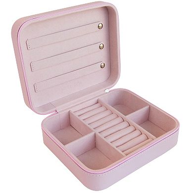Barbie Heart Vegan Leather Jewelry Case by Mele & Co.