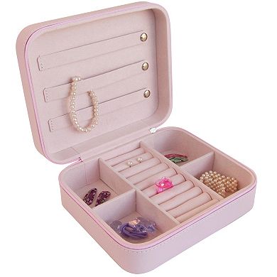 Barbie Heart Vegan Leather Jewelry Case by Mele & Co.