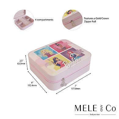 Barbie Heart Vegan Leather Jewelry Case by Mele & Co.