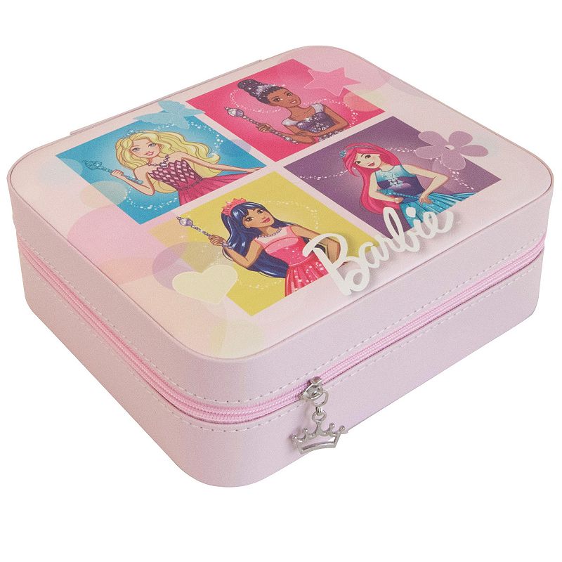 Barbie Vegan Leather Jewelry Case by Mele & Co., Women's, Pink