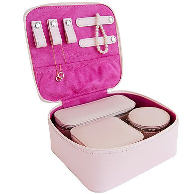 Barbie Bento Box Vegan Leather Jewelry Travel Case by Mele & Co.