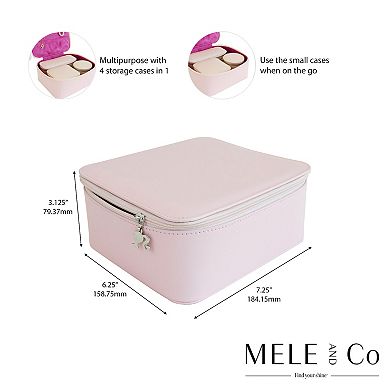 Barbie Bento Box Vegan Leather Jewelry Travel Case by Mele & Co.