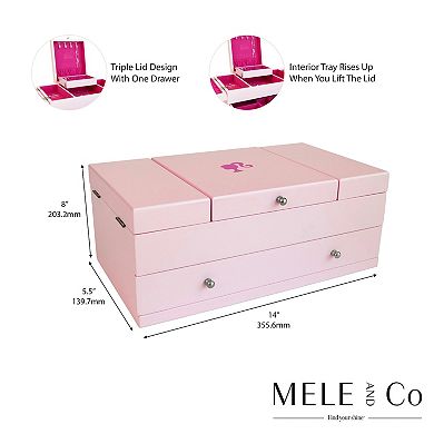 Barbie Baubles and Bling Wooden Jewelry Box by Mele & Co.