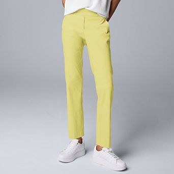 Women's Simply Vera Vera Wang Polished Twill Ankle Pants