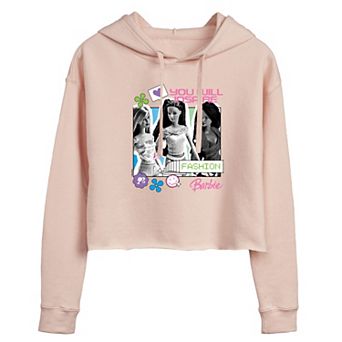 Juniors' Barbie® Y2K Friends Cropped Hoodie