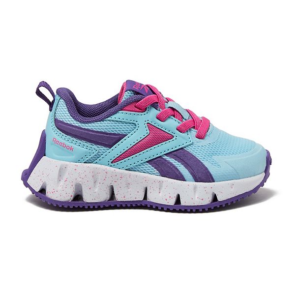 Reebok Zig Vector Toddler Shoes - Soft Blue Dynamic Purp (5 T)