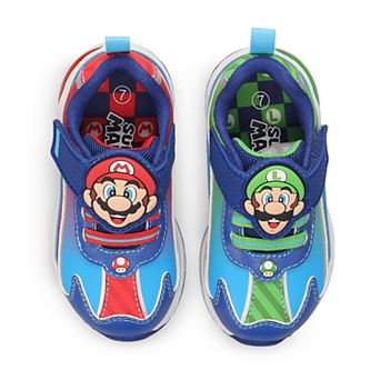 Mario & Luigi Light-Up Toddler Boys Athletics Sneakers