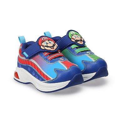 Mario & Luigi Light-Up Toddler Boys Athletics Sneakers