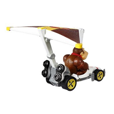 Hot Wheels Mario Kart Die-Cast Donkey Kong B-Basher and Super Glider by Mattel
