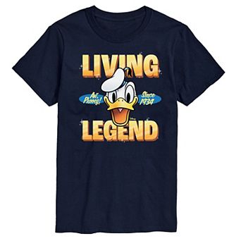 Disney's Mickey Mouse & Friends Donald Duck Men's Living Legend 1934 Graphic Tee