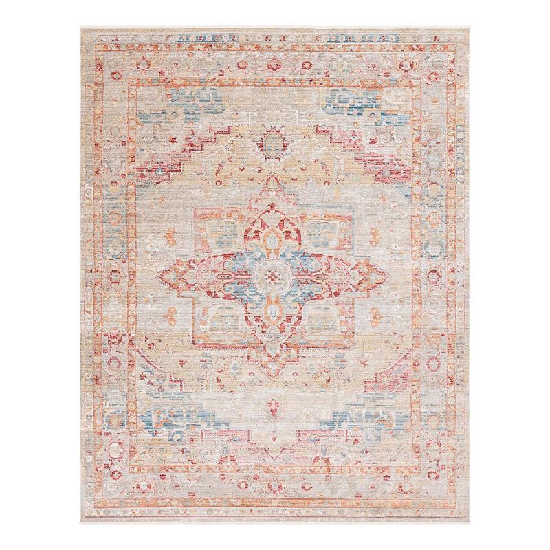 Unique Loom Victoria Noble Throw Rug, Multi