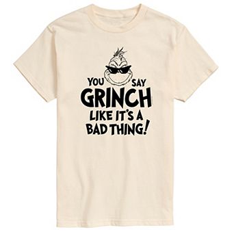 Men's Dr. Seuss Grinch Like Its A Bad Thing Graphic Tee