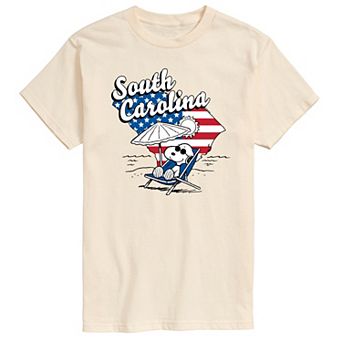 Men's Peanuts Snoopy South Carolina Americana Graphic Tee
