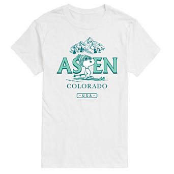 Men's Peanuts Snoopy Aspen Colorado Graphic Tee