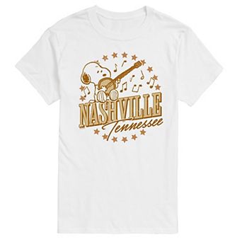 Men's Peanuts Snoopy Nashville Tennessee Graphic Tee