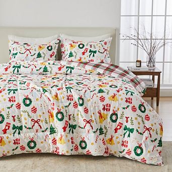 Madelinen® Lodge Reversible Winter Down Alternative Comforter Set with Shams