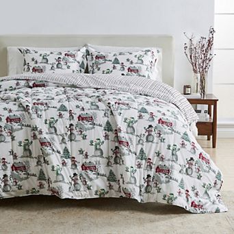 Madelinen® Lodge Reversible Winter Down Alternative Comforter Set with Shams