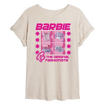 Juniors' Barbie® The Original Fashionista Oversized Tee