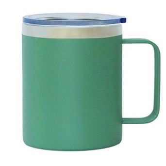 12 Oz Stainless Steel Travel Mug With Handle
