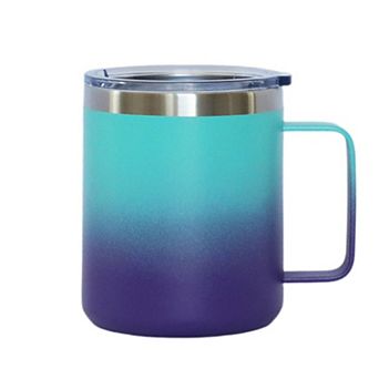 12 Oz Stainless Steel Travel Mug With Handle