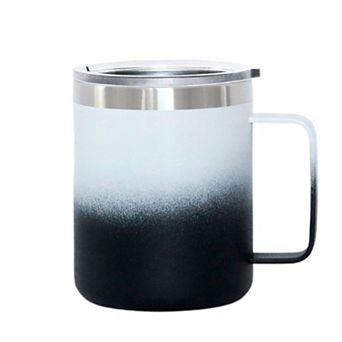 12 Oz Stainless Steel Travel Mug With Handle