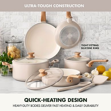 GreenPan Essence Ceramic Nonstick 10-pc. Cookware Set