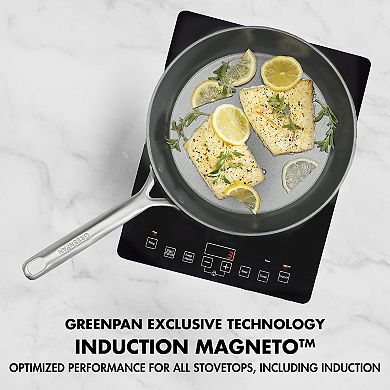 GreenPan GP5 Hard-Anodized Aluminum Healthy Ceramic Nonstick 9.5-in. & 11-in. 2-pc. Frying Pan Skillet Set