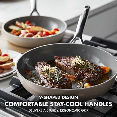 GreenPan GP5 Hard-Anodized Aluminum Healthy Ceramic Nonstick 9.5-in. & 11-in. 2-pc. Frying Pan Skillet Set