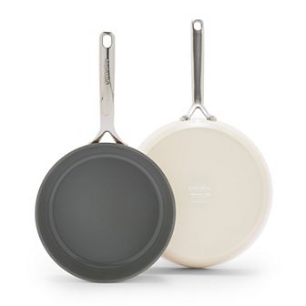 GreenPan GP5 Hard-Anodized Aluminum Healthy Ceramic Nonstick 9.5 in & 11 in 2 pc Frying Pan Skillet Set