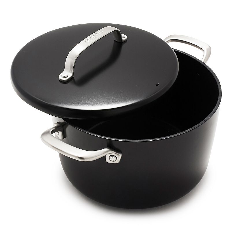 GreenPan Aluminum, Stainless Steel 8-Quart Stock Pot with Lid