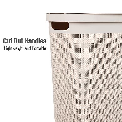Mind Reader 40 Liter Laundry Hamper with Lid