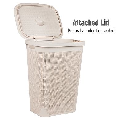 Mind Reader 60 Liter Laundry Hamper with Lid