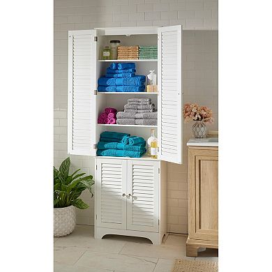 Brylanehome Louvre Linen Cabinet