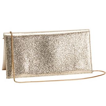 Roaman's Women's Plus Size Glitter Clutch