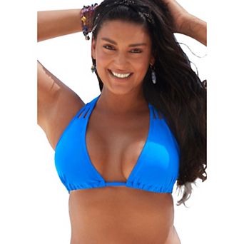 Swimsuits for All Women's Beach Babe Triangle Bikini Top