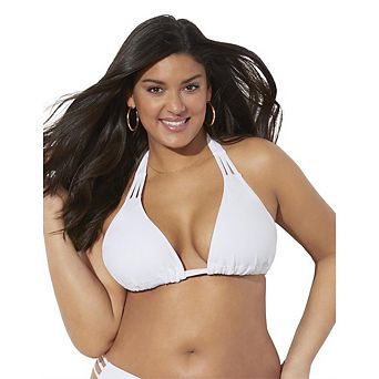 Swimsuits for All Women's Beach Babe Triangle Bikini Top