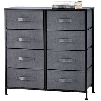 BrylaneHome 8-Drawer Eve Storage Dresser
