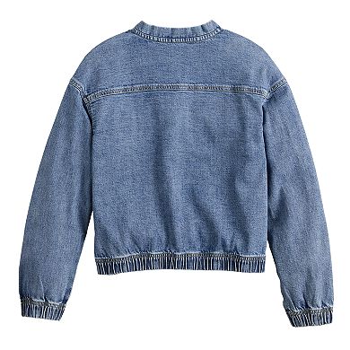 Girls 6-20 SO® Denim Bomber Jacket in Regular & Plus Size