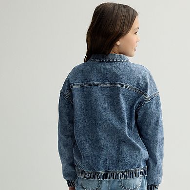 Girls 6-20 SO® Denim Bomber Jacket in Regular & Plus Size