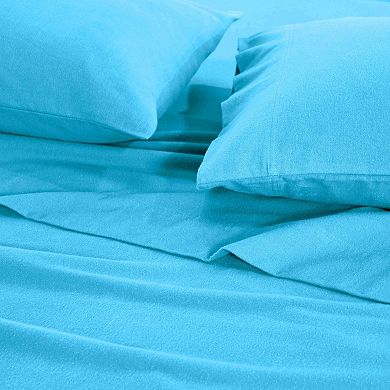 SUPERIOR Flannel Cotton Deep Pocket Sheet Set