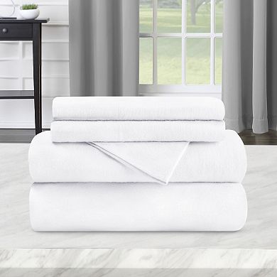 SUPERIOR Flannel Cotton Deep Pocket Sheet Set