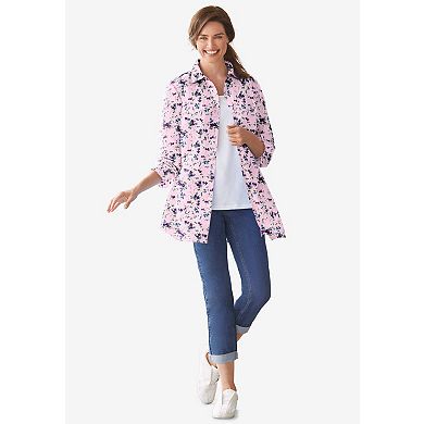 Woman Within Plus Size Petite Girlfriend Stretch Denim Jean