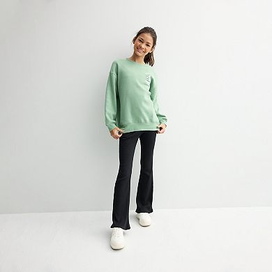 Girls 6-20 SO® High Rise Ribbed Flare Leggings in Regular & Plus Size