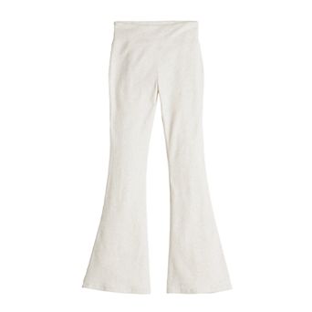 Girls 6-20 SO® High Rise Ribbed Flare Leggings in Regular & Plus Size