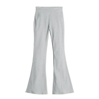 Girls 6-20 SO® High Rise Ribbed Flare Leggings in Regular & Plus Size