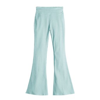 Girls 6-20 SO® High Rise Ribbed Flare Leggings in Regular & Plus Size