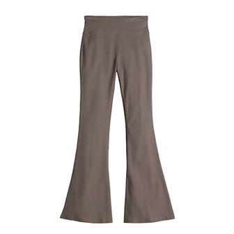 Girls 6-20 SO® High Rise Ribbed Flare Leggings in Regular & Plus Size